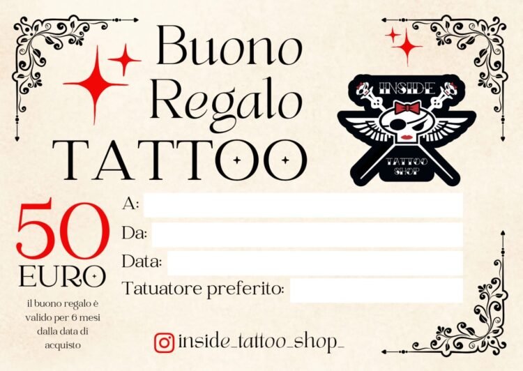 Buono Regalo Tattoo & Piercing